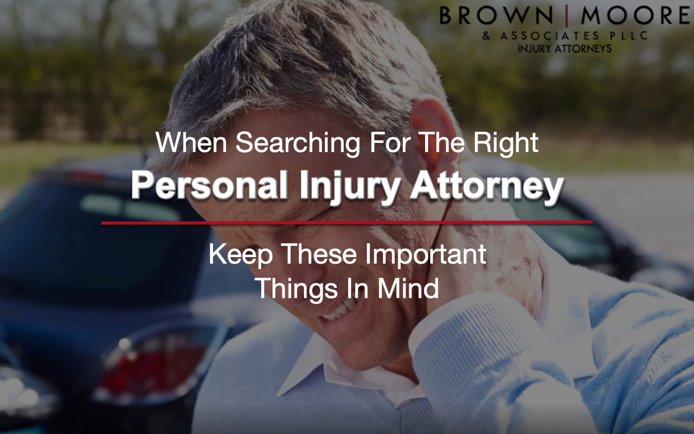 Things To Keep In Mind When Looking For A Personal Injury Attorney